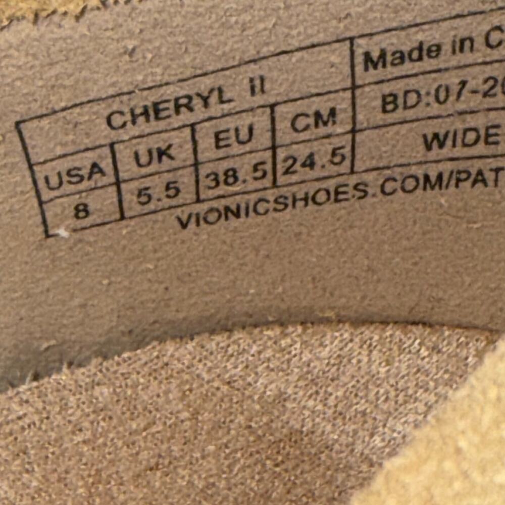 Vionic Cheryl II Sand Slip-On Suede Loafers, Women's Size 8 Wide - Picture 10 of 11